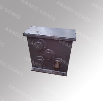 Anand Gears fabricated helical-bevel genset speed reduction gearbox