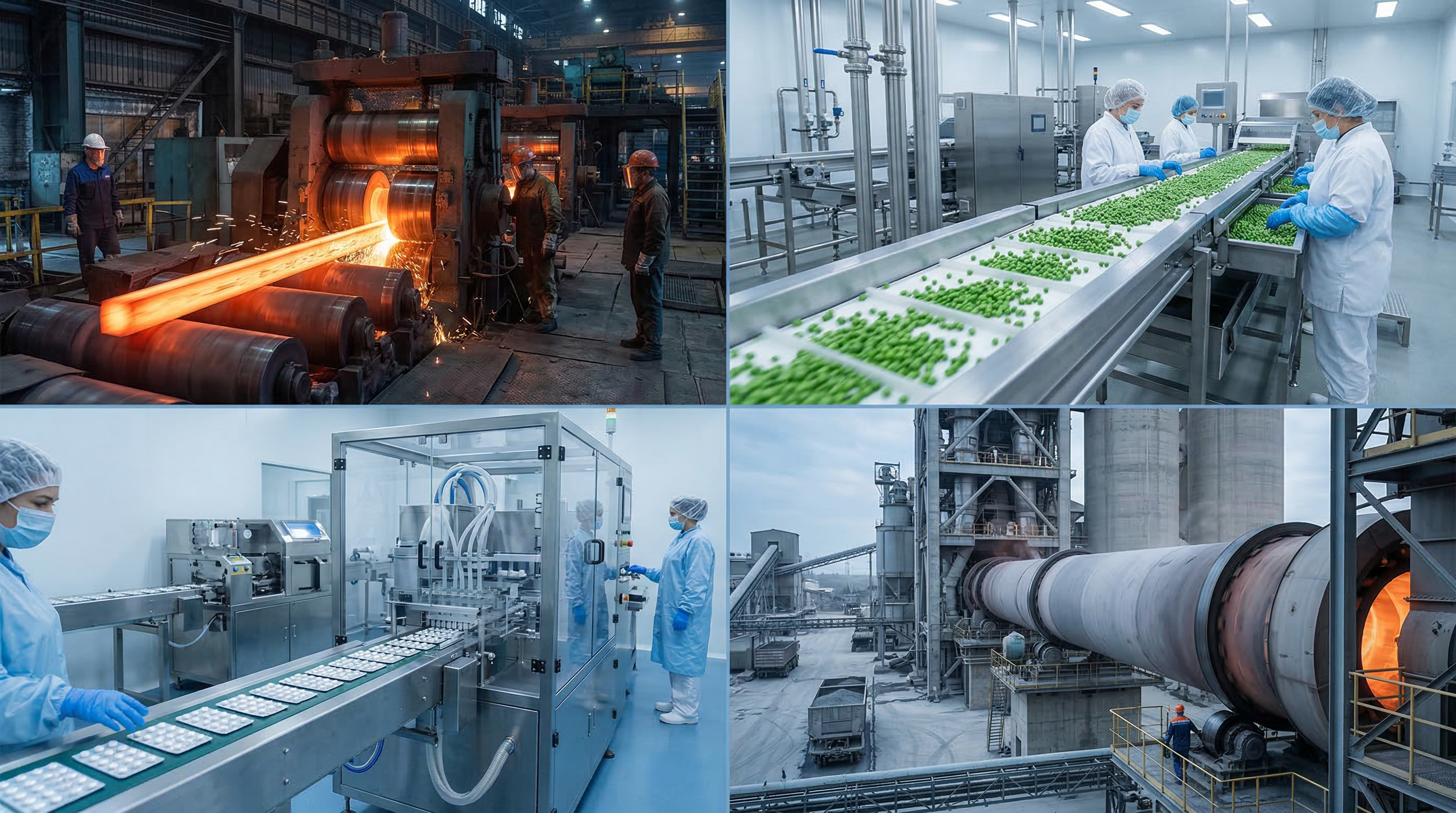 Steel rolling mill