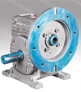 Electric motor fitted to an Anand Gears worm gearbox